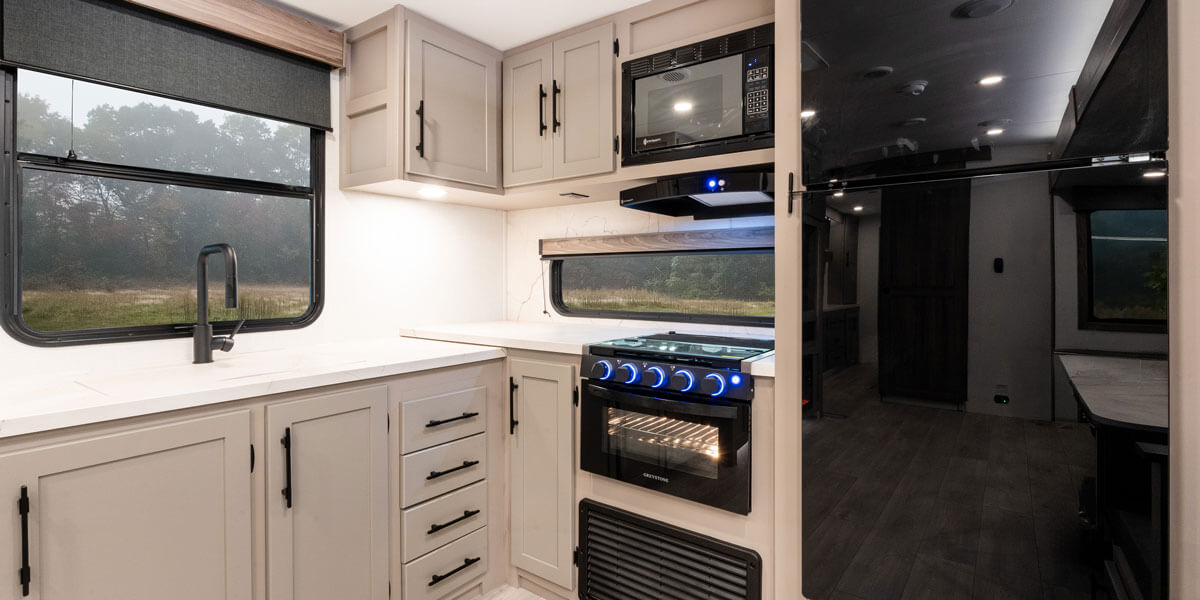 2027 KZ RV Connect C302FBK Travel Trailer Kitchen