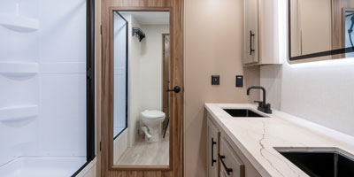 2027 KZ RV Connect C302FBK Travel Trailer Bathroom