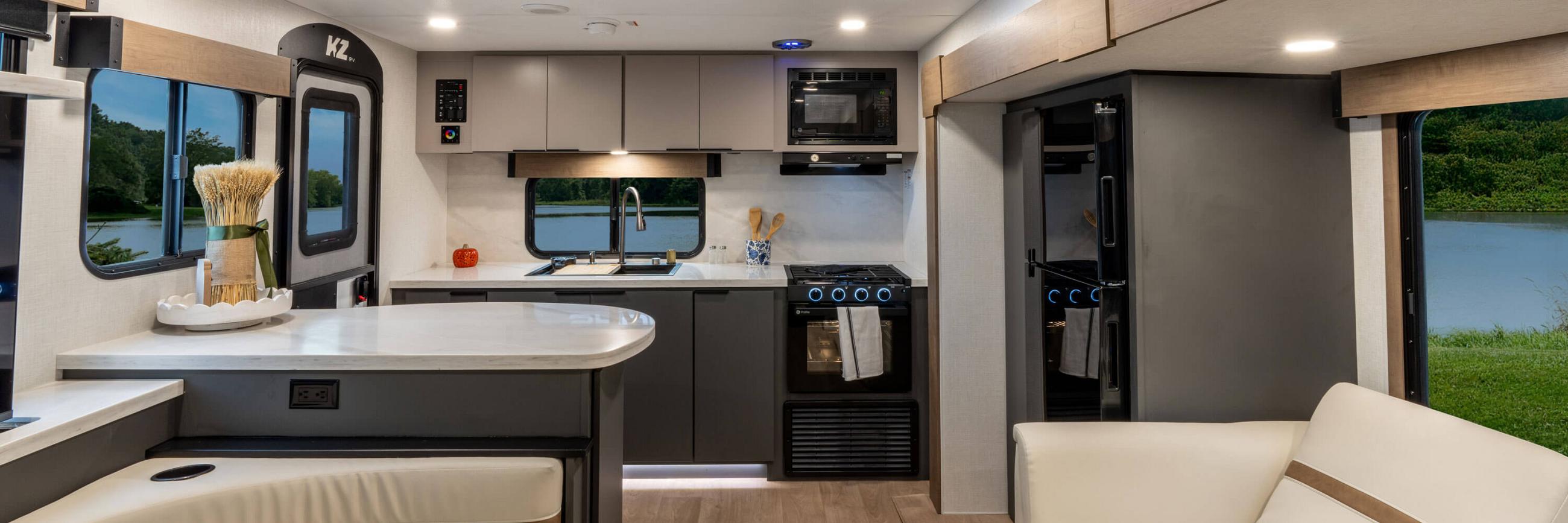 2026 KZ RV Domani DM241ML All New Travel Trailer Kitchen