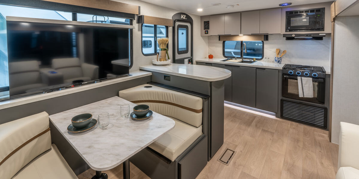 2026 KZ RV Domani DM241ML Travel Trailer Dinette 1