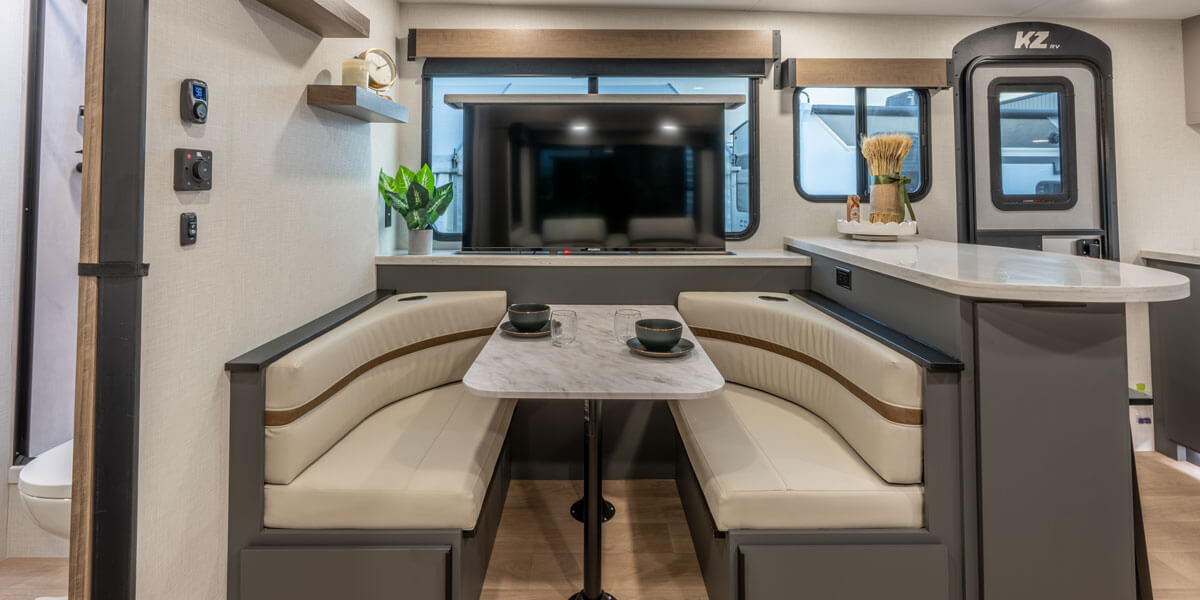 2026 KZ RV Domani DM241ML Travel Trailer Dinette 2