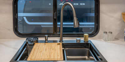 2026 KZ RV Domani DM241ML Travel Trailer Kitchen Sink Waterfall