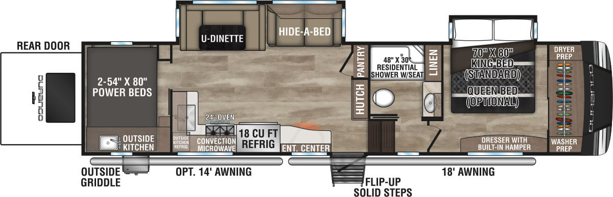 Durango Fifth Wheel Floorplans Kz Rv