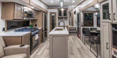 2026 KZ RV Durango D302RLT Fifth Wheel Back to Front