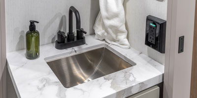 2026 KZ RV Durango D302RLT Fifth Wheel Bathroom Sink