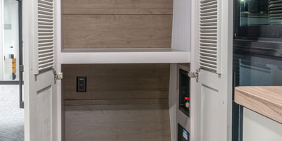2026 KZ RV Durango D302RLT Fifth Wheel Bedroom Closet 2