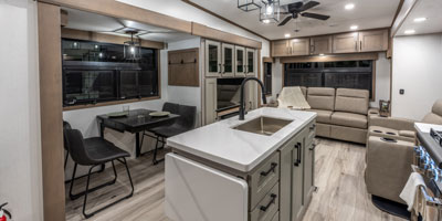 2026 KZ RV Durango D302RLT Fifth Wheel Table and Chairs Dinette 1