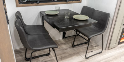 2026 KZ RV Durango D302RLT Fifth Wheel Table and Chairs Dinette 2