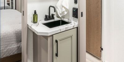 2026 KZ RV Durango D339MLT Fifth Wheel Bathroom Vanity 1