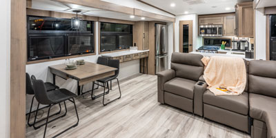 2026 KZ RV Durango D339MLT Fifth Wheel Dinette and Desk Slide