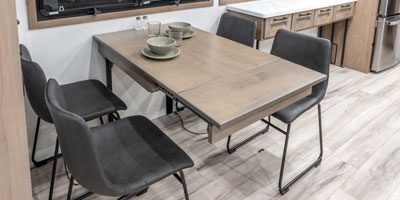 2026 KZ RV Durango D339MLT Fifth Wheel Dinette Table and Chairs