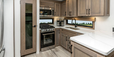 2026 KZ RV Durango D339MLT Fifth Wheel Kitchen Island