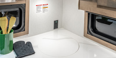 2026 KZ RV Durango D339MLT Fifth Wheel Spice Rack Countertop