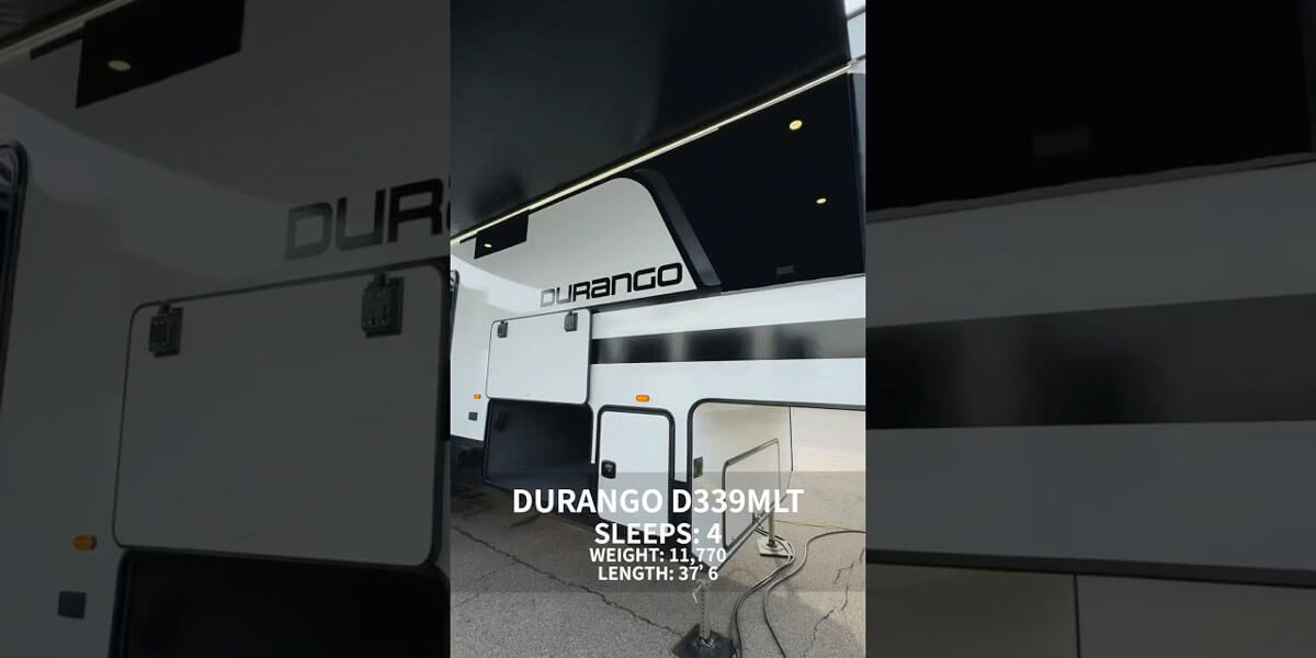 2026 KZ RV Durango D339MLT Fifth Wheel Quick Tour Video