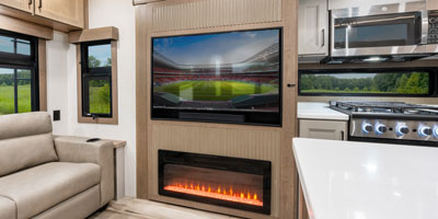 2027 KZ RV Durango D301RLT Fifth Wheel Entertainment TV