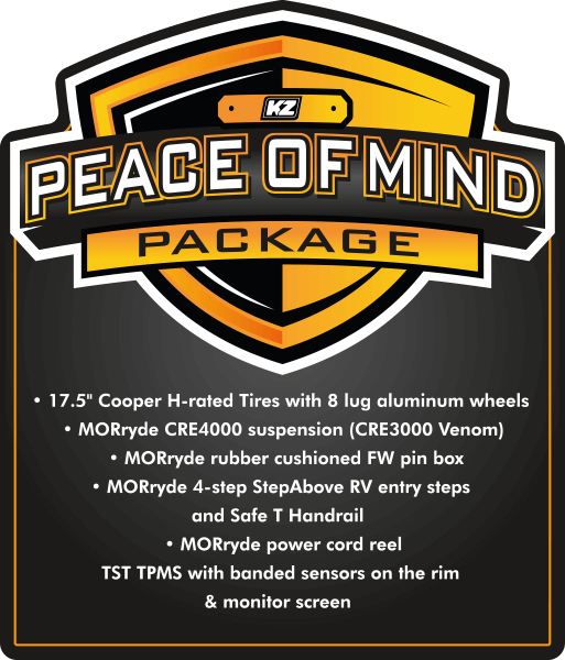 2024 KZ RV Durango Gold Peace of Mind Package