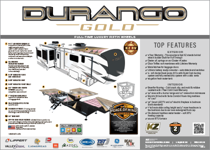 2024 KZ RV Durango Gold Full Time Luxury Fifth Wheels Poster