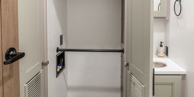 2026 KZ RV Durango Gold G366FBQ Fifth Wheel Closet with Washer Dryer Prep