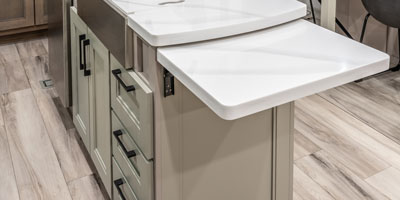 2026 KZ RV Durango Gold G366FBQ Fifth Wheel Kitchen Island 2