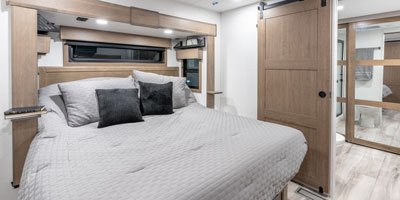 2026 KZ RV Durango Gold G366FBQ Fifth Wheel Master Bedroom King Bed