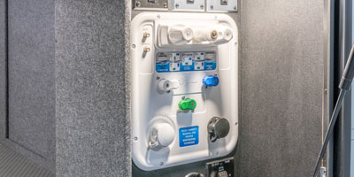 2026 KZ RV Durango Gold G366FBQ Fifth Wheel Tank Control Center