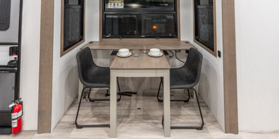 2026 KZ RV Durango Gold G393MKF Fifth Wheel Sliding Table Desk