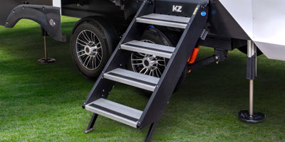 2027 KZ RV Durango Gold G384MSQ Fifth Wheel Exterior Entry Stairs