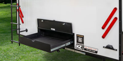 2027 KZ RV Durango Gold G384MSQ Fifth Wheel Exterior TOW Accessory Tray