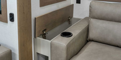 2027 KZ RV Durango Gold G384MSQ Fifth Wheel Armrest Open