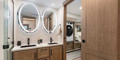 2027 KZ RV Durango Gold G384MSQ Fifth Wheel Bathroom