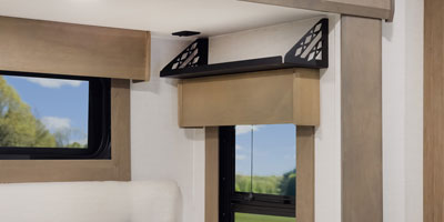 2027 KZ RV Durango Gold G384MSQ Fifth Wheel Bedroom Features Shelf
