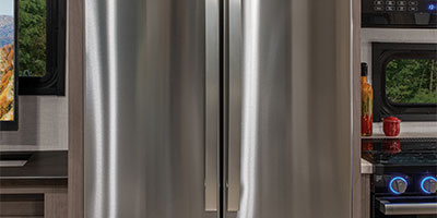 2024 KZ RV Durango Half-Ton D240RKD Fifth Wheel Kitchen Refrigerator