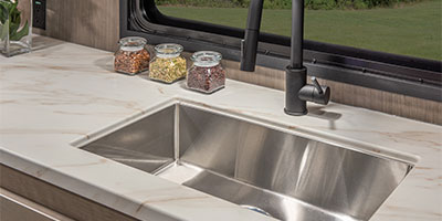 2024 KZ RV Durango Half-Ton D240RKD Fifth Wheel Kitchen Sink