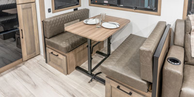 2026 KZ RV Durango HT D256RKT Fifth Wheel Booth Dinette