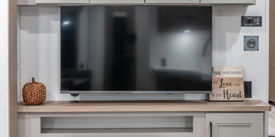 2026 KZ RV Durango HT D296BHT Fifth Wheel Entertainment Center Fireplace and TV