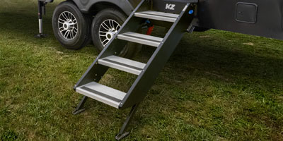 2027 KZ RV Durango HT D286BHD Fifth Wheel Exterior Entry Stairs
