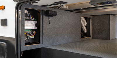 2027 KZ RV Durango HT D290RLT Fifth Wheel Exterior Passthru Access