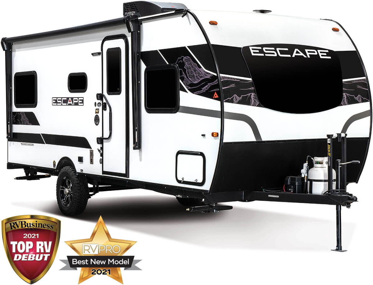 2023 KZ RV Escape E20 HATCH Ultra Lightweight Travel Trailer Top Debut and Best New Model Awards