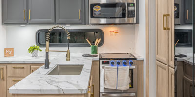 2026 KZ RV Ridgeway 32ML Fifth Wheel Kitchen Island Sink