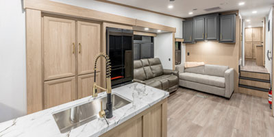 2026 KZ RV Ridgeway 32ML Fifth Wheel Living Room Sofa