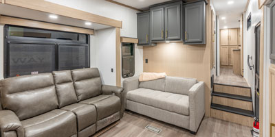 2026 KZ RV Ridgeway 32ML Fifth Wheel Living Room Theater Seats Living Room