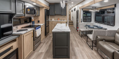 2026 KZ RV Ridgeway 36MB Fifth Wheel Back to Front