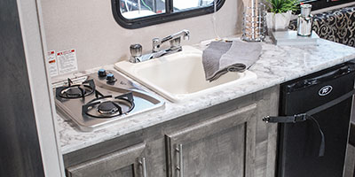 2019 KZ RV Sportsmen Classic SE 130RBSE Travel Trailer Kitchen