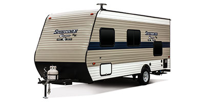 2019 KZ RV Sportsmen Classic SE 180BHSE Travel Trailer Exterior Front 3-4 Off Door Side