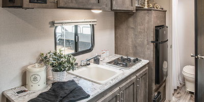 2019 KZ RV Sportsmen Classic SE 180BHSE Travel Trailer Kitchen