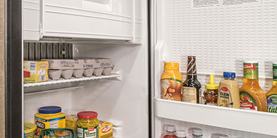 2019 KZ RV Sportsmen Classic SE 180BHSE Travel Trailer Refrigerator