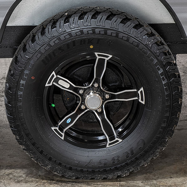 2023 KZ RV Sportsmen Classic Travel Trailer Mud Tires with Aluminum Rims
