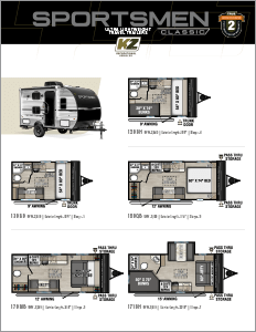2026 KZ RV Sportsmen Classic Ultra Lightweight Travel Trailers Flyer