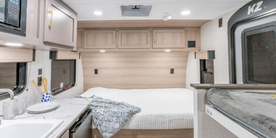 2026 KZ RV Sportsmen Classic 130BH Travel Trailer Back to Front