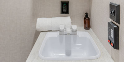 2026 KZ RV Sportsmen Classic 130BH Travel Trailer Bathroom Vanity